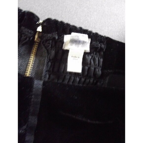 Silence+Noise Dress Womens Size Medium Black Strapless Velvet goth party Y2K - Picture 8 of 10